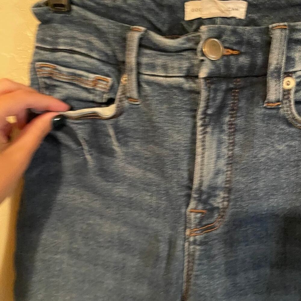 Good American Good Legs Raw Edge Skinny Jeans - Size 0/25‎ - Picture 4 of 7
